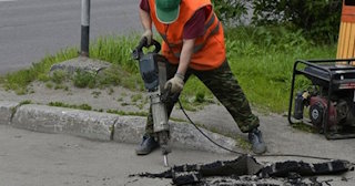 Демонтаж дорожных покрытий в Евпатории - асфальтовых и бетонных покрытий от Сварной-Евп от 575 рублей